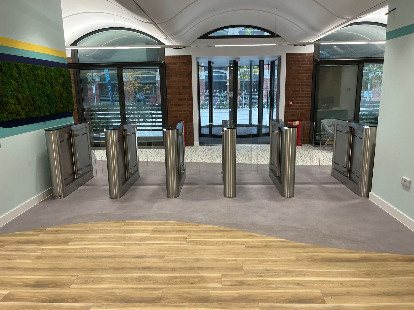 Optical speedgates installed by Antron at Arden University, Nottingham
